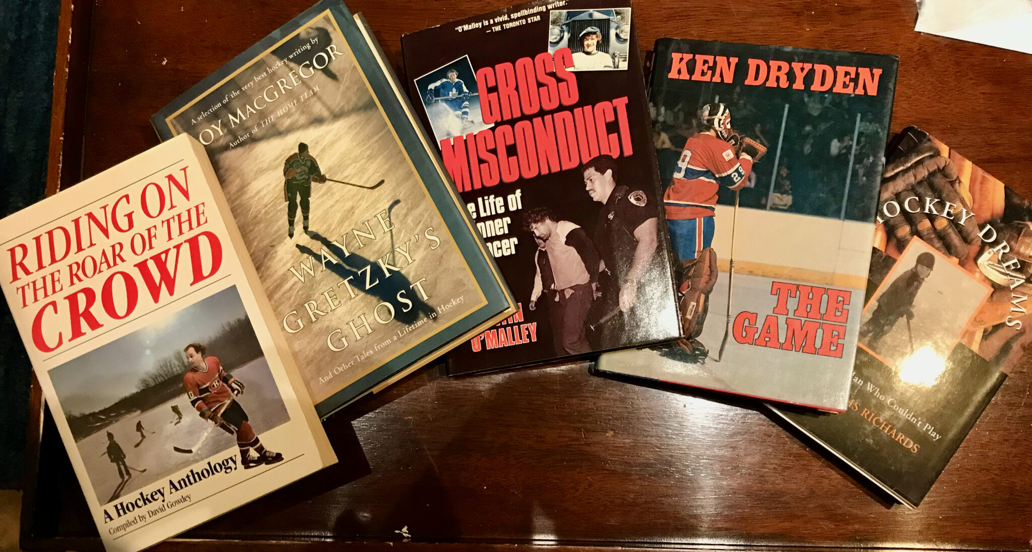 On Picking the Five Best Hockey Books